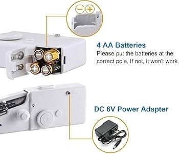 Mini Handheld Portable Sewing Machine – Battery, Power & Solar Supported – Lightweight & Travel-Friendly - Image 4