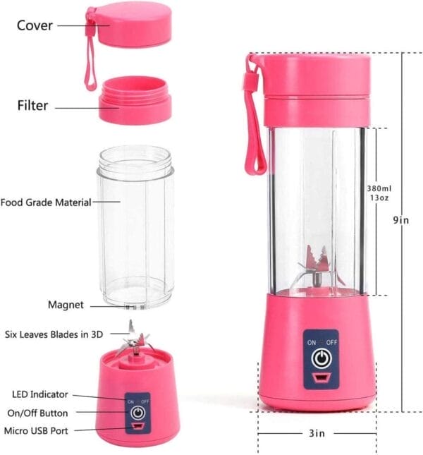 Mini Rechargeable Juicer Machine - Image 9