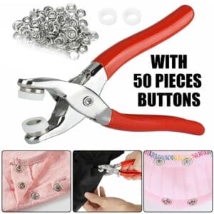 Tich Button Machine; Metal Body Stainless Steel