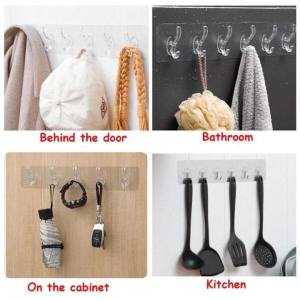 Heavy-Duty Wall Hanger for Tiles – Strong Adhesive Hook for Clothes, Towels & More - Image 7