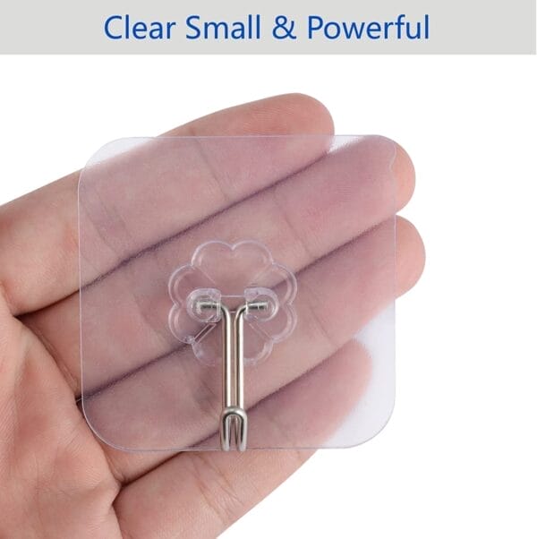 Heavy-Duty Wall Hanger for Tiles – Strong Adhesive Hook for Clothes, Towels & More - Image 2