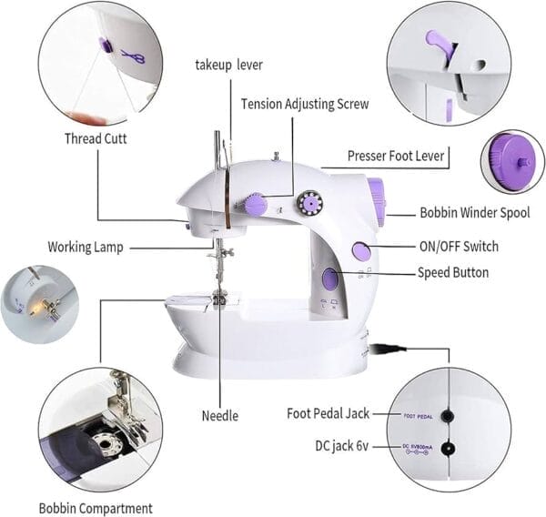 Portable Solar & Battery-Operated Sewing Machines – Travel-Friendly, Energy-Efficient, Heavy-Duty Stitching - Image 5